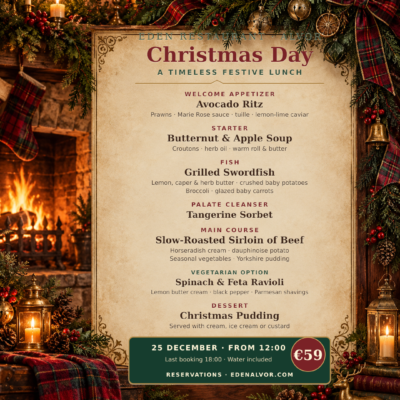 Christmas Day Menu