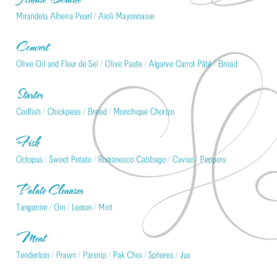 Chef’s Tasting Menu