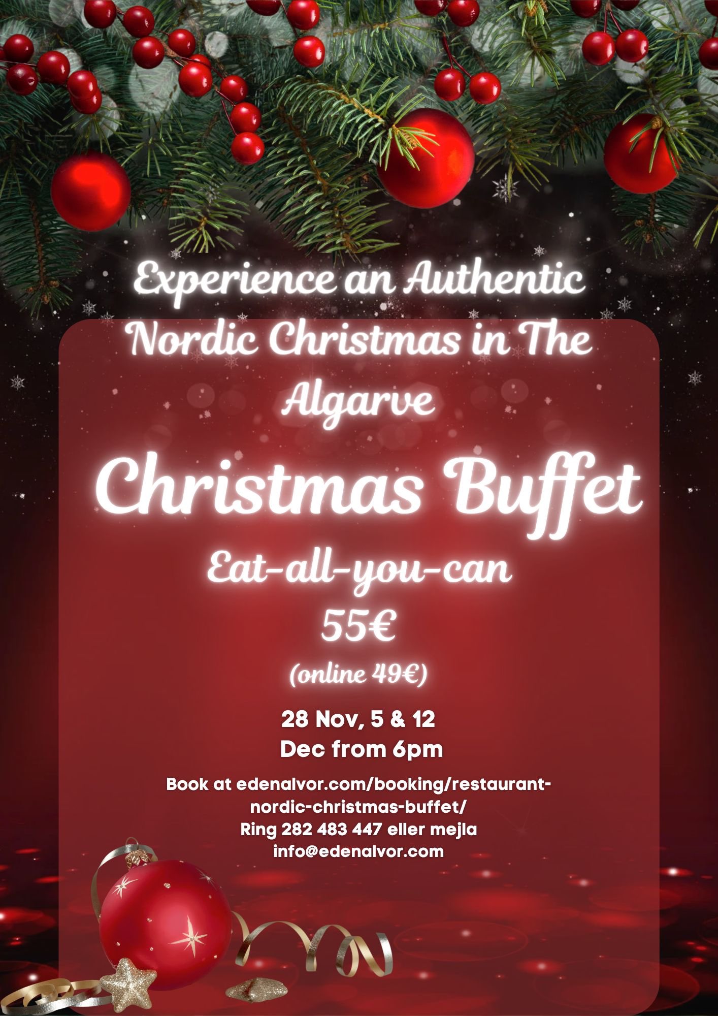 Nordic Christmas Menus - Image 2