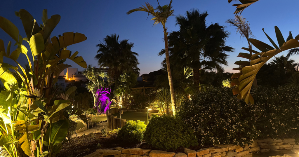 Night mini golf at Eden Alvor
