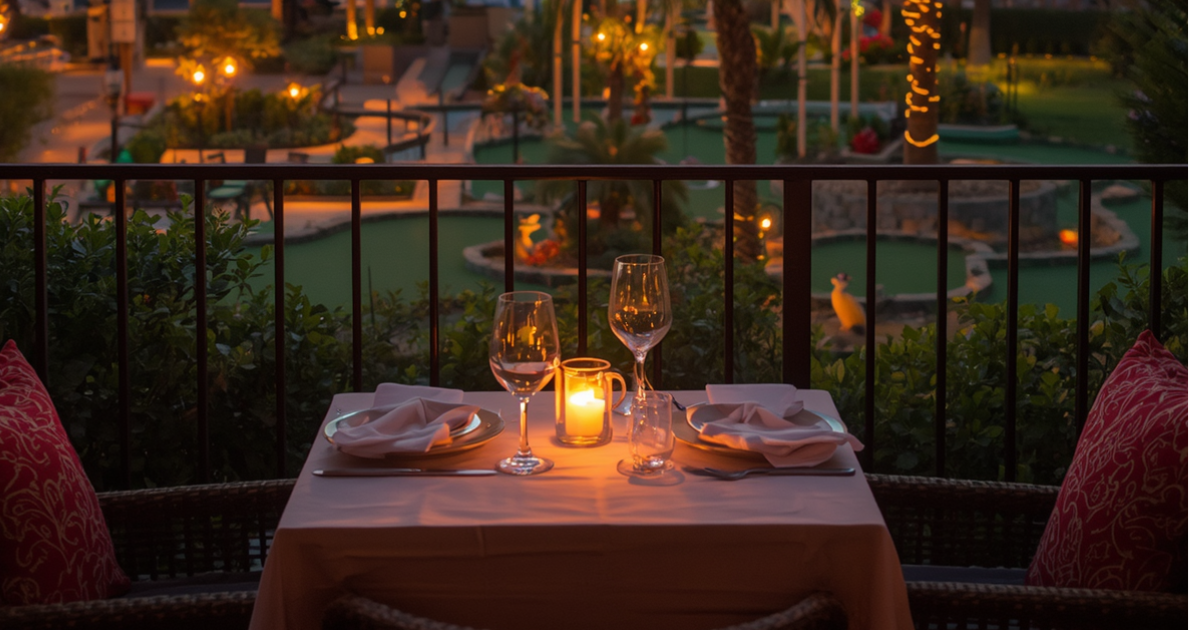 Date Night in Alvor: Mini Golf, Cocktails and Dinner for Two