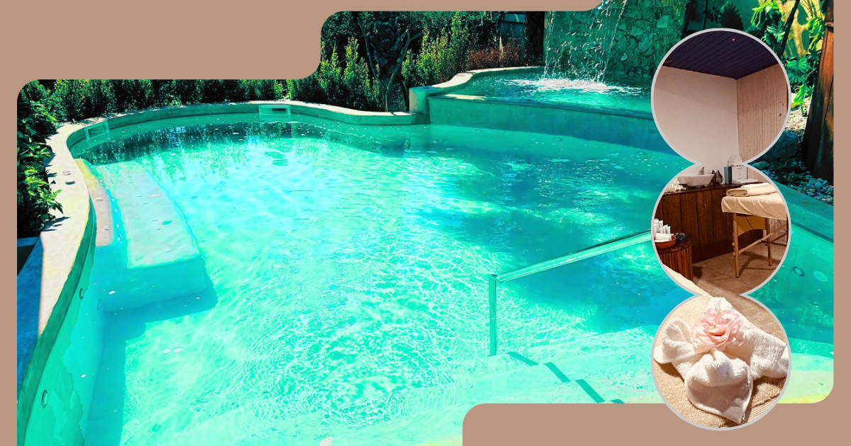pool and massage day Alvor August relaxation break Algarve